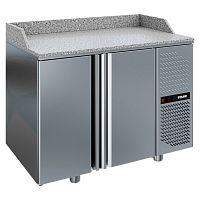 Стол для пиццы POLAIR TM2GNpizza-G, 2 двери, 1200 мм