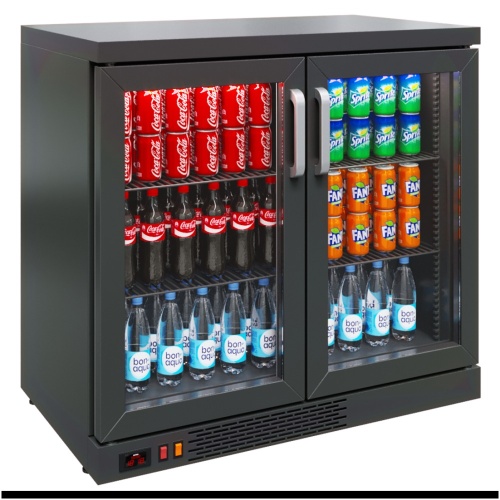 Шкаф барный POLAIR TD102-Bar, 2 стеклянные двери