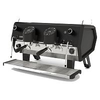 Кофемашина рожковая SANREMO D8 2 высокие группы, подсветка групп, Cold Touch, чёрная