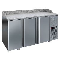 Стол для пиццы POLAIR TM3GNpizza-G, 3 двери, 1630 мм