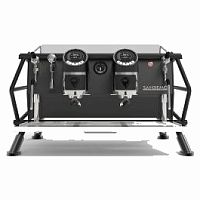 Кофемашина рожковая SANREMO Cafe Racer Naked 2 группы, чёрная