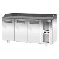 Стол для пиццы POLAIR TM3GNpizza-GC, 3 двери, 1630 мм