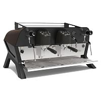 Кофемашина рожковая SANREMO F18 SB 2 высокие группы, чёрно-коричневая