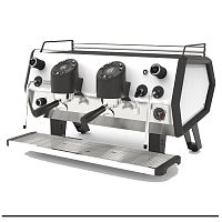 Кофемашина рожковая SANREMO D8 Pro 2 высокие группы, бело-чёрная
