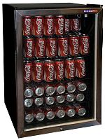 Шкаф холодильный со стеклом COOLEQ TBC-145 черный