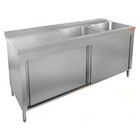 Стол с моечной ванной HICOLD НСЗК2М-18/6БП
