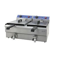 Фритюрница AIRHOT EF16+16T с краном