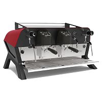Кофемашина рожковая SANREMO F18 SB 2 высокие группы, чёрно-красная