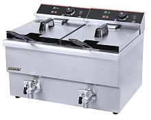 Фритюрница AIRHOT EF12+12T с краном