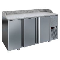 Стол для пиццы POLAIR TM3pizza-G, 3 двери, 1630 мм