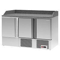 Стол для пиццы POLAIR TMi3GNpizza-G, 3 двери, 1375 мм