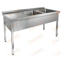 Стол с моечной ванной HICOLD НСО2М-15/7БП